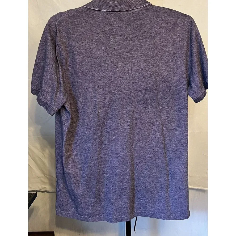 Banana Republic Polo Shirt‎ Men Extra Large Purple Short Sleeve Outdoor Casual